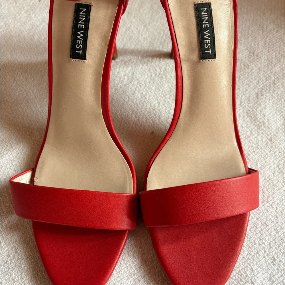 Nine West Red High Heel Sandals - Picture 3 of 3